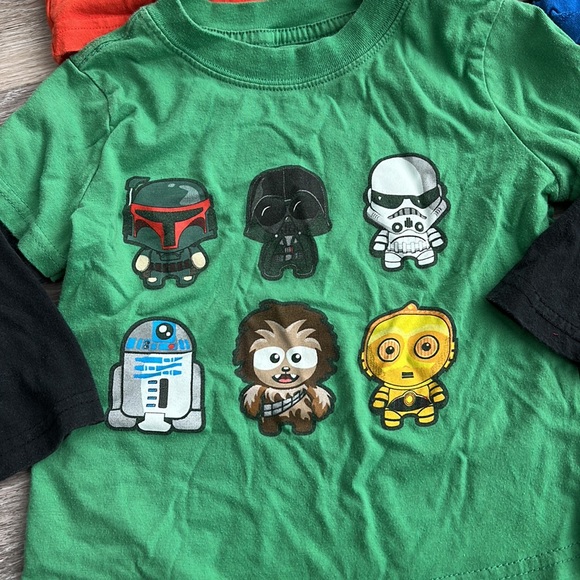 Lot of 5 boys long sleeve shirts size 2/2T - Picture 5 of 11